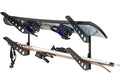 Snowboard Wall Racks, Adjustable Storage Rack for Ski, Surfboard, Wakeboard, Snowboard Wall Mount Display, White/Black