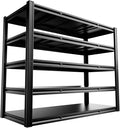 5-Tier 60" W x 24" D x 72" H Garage Shelving Units 3000LBS Shelves Garage Heavy Duty Metal Shelf Unit Adjustable Basement Industrial Storage Racks