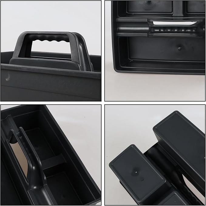 6 Packs Cleaning Storage Caddy with Handle, Plastic Cleaning Supplies Caddy Shower Caddy