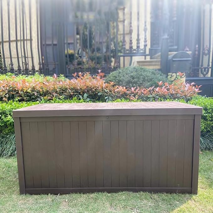 Large Outdoor Storage Box - Outside Storage Box Container Waterproof for Furniture Outdoor Cushions Garden Tools
