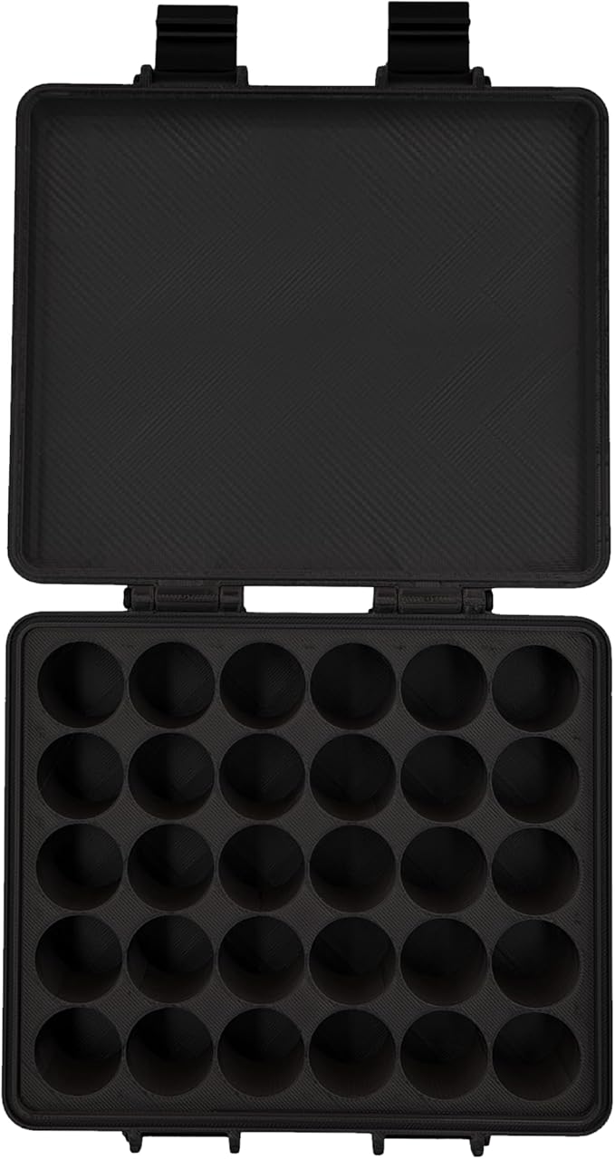 3D Printed Essential Oils Storage Case Compatible with Young Living 5ml Essential Oils - 5ml Bottle Storage Box with 30 Slots - Essential Oil Carrying Case, 16mm Max Diameter, 35mm Max Height