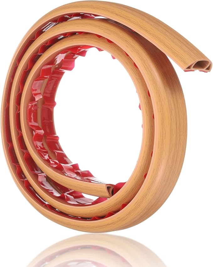 HARFINGTON 4ft Cord Cover Floor W0.6 x H0.33 Inner Channel PVC Hide Extension Cable Floor Wire Hider Wire Covers Protector for Prevent Cable Trips Cables Management, Yellow