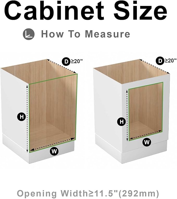 Pull Out Cabinet Organizer, (11½"W x 20" D), Soft Close Pull Out Cabient Drawer, Slide Out Cabient Organizer for pot and pan Kitchen Base Cabinet, Pantry Organization, Bathroom, Wire Basket