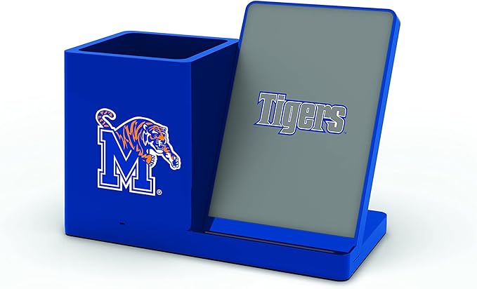 SOAR NCAA Unisex Cell Phone Wireless Charging Stand and Desktop Organizer