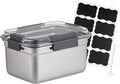 Cheese Container for Refrigerator,Cheese Stainless Steel Container with Lids,Deli Meat Saver, Non Toxic Airtight Storage Container for Stackable Sliced Grated,Shredded,Cheddar Cheeses Holder