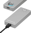 SABRENT Thunderbolt 3 Certified M.2 NVMe SSD Tool Free Solid Aluminum Enclosure (EC-T3NS)