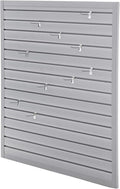 Slat Wall Paneling 4x4 FT, PVC SlatWall Panels Garage Organizer Storage System with Hooks & Accessories, Heavy Duty Wall Mounted Rack