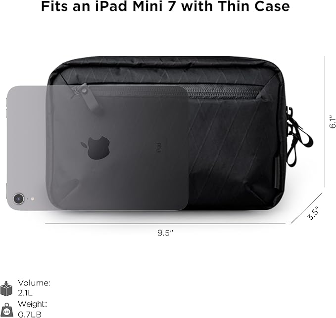 ALPAKA Elements Tech Case and Zip Pouch Pro - Travel Organizer Pouch for Electronics, Cables, EDC with Weatherproof Fabrics - Minimalism Zipper Wallet - RFID Blocking ID Card Holder