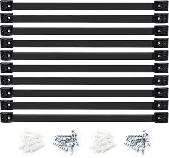 DGSL Magnetic Tool Holder Strip 10 Pack, 18 In Heavy Duty Tool Organizer Magnetic Strip, Tool Magnet Bar For Garage Tool Organization