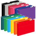 36 Pack Hanging File Folders, Letter Size with 1/5-Cut Adjustable Tabs, 12 Selected Color - File Folder Organizer for Filing Cabinet Office Home, Designed for Bulky Files, Medical Charts