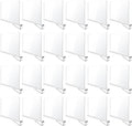 24 Pack Clear Acrylic Shelf Dividers for Closet Shelf Organizer of Bedroom Kitchen Office Bathroom Organizer for Clothes Books Hats and Handbags