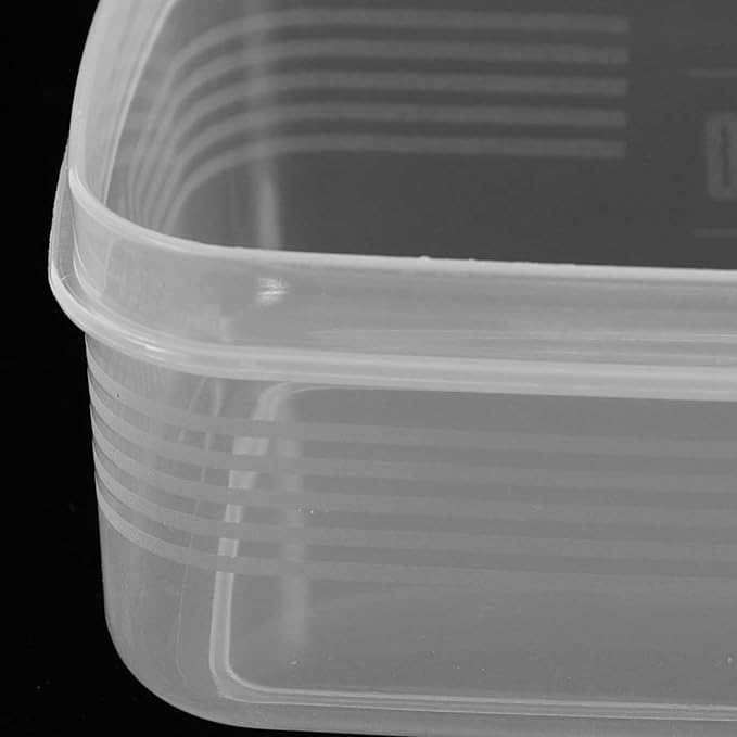 Wakauto 6pcs Small Refrigerator Organizer Bins Food Storage Containers for Fridge Produce Saver Boxes Multipurpose Preservation for Dough Meat Vegetables Kitchen Organization