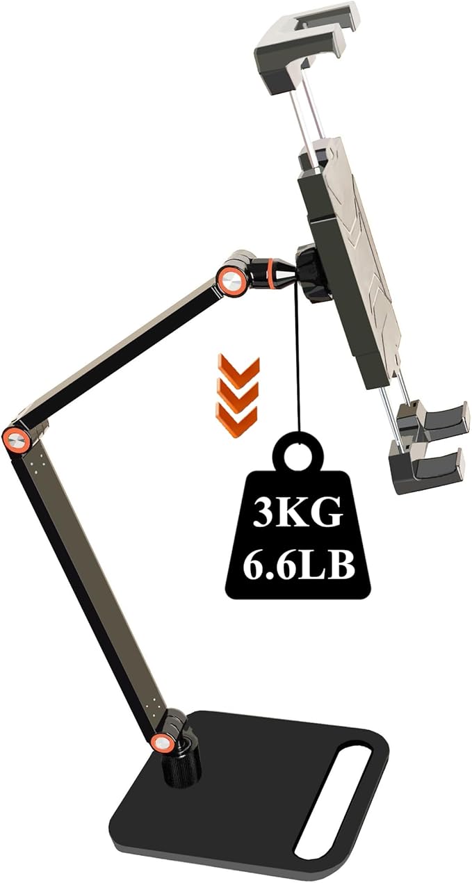 Portable Monitor Holder for 6-18.5 Inch Screen Desktop Expandable Monitor Stand 13 inch Tablet Stand