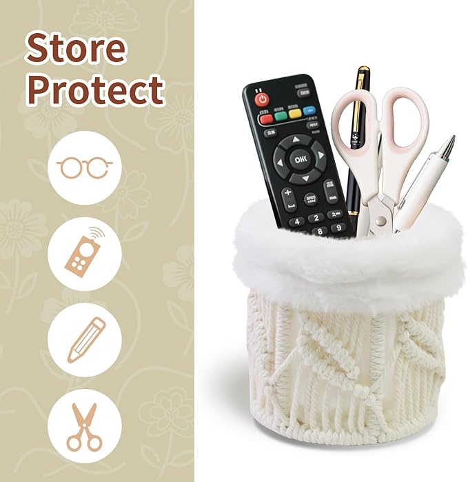 Glasses Holder for Nightstand Boho Decor Eyeglass Holder Stand for Office Sunglasses Case Desk Storage Organizer