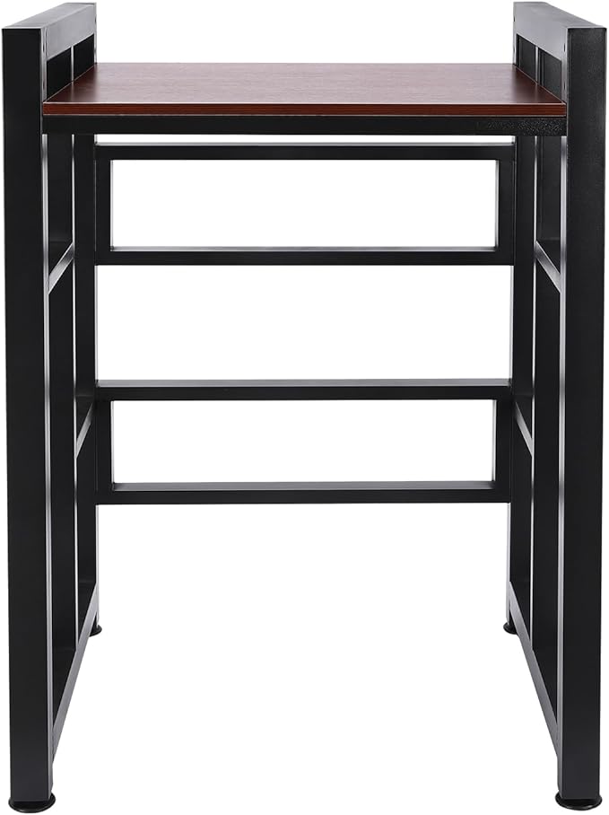 Over Washer and Dryer Shelves,Dryer Storage Shelf,Laundry Room Storage and Organizer Standing Shelf,Height Adjustable Laundry Room Shelves, Load-bearing Capacity 22lbs (Teak Color), KSA--297