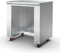 BODEGA 24Inch Stainless-Steel Outdoor Kitchen Cabinet for Beverage Refrigerator,freestanding & Under Counter Kitchen Appliance Cabinets Module is Designed to UnderCounter Beverage Cooler