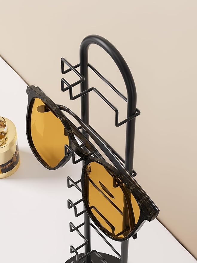 5 Tier Sunglass Organizer Holder,Sunglasses Tabletop Display Stand For Nightstand