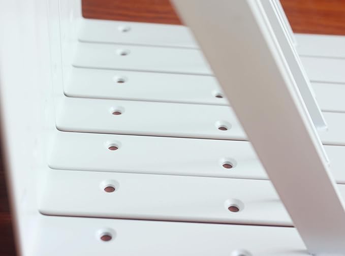 16 Pack L11 x H 8" White Heavy Duty Shelf Brackets with Screws Metal Shelf Brackets Shelf Support Angle Brackets for Shelves L Brackets Heavy Duty Floating Shelf