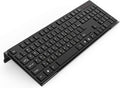Acrylic Tilted Computer Keyboard Stand for Ergonomic Typing, Keyboard Tray Holder with Silicone Non-Slip Case, Black