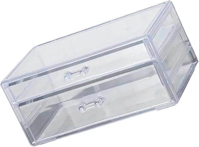 Space Saving Acrylic Cosmetic Storage Drawers Multi Drawers Acrylic Organizer Modern Jewelry Organizer for Organizing Cosmetics and Jewelry
