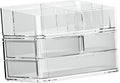 Fenteer Makeup Organizer Drawer Organizer Clear Large Capacity Cosmetic Display Case for Lipstick Cabinets