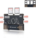 Micro SD Card Holder and SD Card Case, Memory Card Storage Organizer with USB Reader (Type C USB 3.0 Micro 2.0) for Micro SD, Micro SDHC, Micro SDXC,SD, SDHC, SDXC, MMC, RS MMC Card