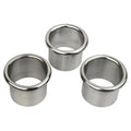 Hair Styling Station with Curling Hot Iron, Organizer Holder for Salon Appliances - 3pcs 2inch Stainless Steel Tubes