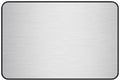Brushed Metal Texture Desk Mat - Extended Mouse Pad & Desk Pad, Neoprene Surface, Non-Slip Rubber Base, Stitched Edges, Desk Protector for Keyboard & Mouse (Silver, 12x18)