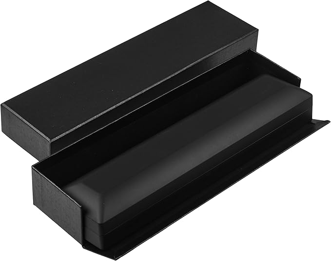 Allure - Luxury Bracelet Box With LED Light, Elegant Diamond Bracelet Case, For Unique Proposal, Engagement Or Wedding, Long Rectanglar Black Velvet Interior Jewelry Display Gift Box.