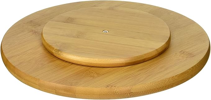 Lipper International 8301 Bamboo Wood 10" Kitchen Turntable