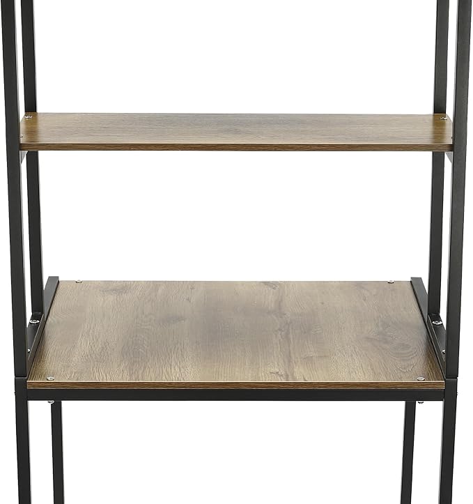 Over Washer and Dryer Shelves,Dryer Storage Shelf,3 Tiers Laundry Room Storage and Organizer Standing Shelf,Height Adjustable Laundry Room Shelves, Load-Bearing Capacity 22lbs (Black+ Oak)