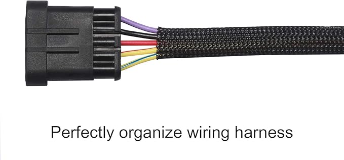 100ft - 1/8 inch PET Expandable Braided Sleeving – Black – Alex Tech Braided Cable Sleeve