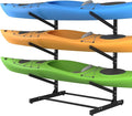 Adjustable Kayak Storage Rack, Freestanding Sup Storage Stand, Weatherproof Canoe Holder, Heavy Duty Paddleboard Bracket, Surfboard Bracket for Indoor, Outdoor, Garage, Shed, Dock…