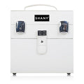 SHANY Color Matters - Makeup Travel Case Nail Accessories Organizer and Makeup Train Case - Makeup Storage Box - White Lily