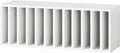 IOTXY DIY Modular Cube Bookcase - CubeXY Customizable Stackable Expandable Basic Shelving Units, 12-Cube Wooden Open Bookshelf with Removable Shelves for Vinyl Record Storage Organizer, White