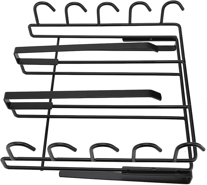 Under Shelf MultiUse Chopping Board Holder Versatile Kitchen Organizer Space Saving Under Cabinet Storage Rack for Cutting Boards Easy Installation