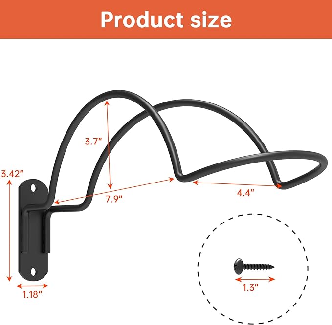 2 PCS Wall Mounted Helmet Rack Roma Helmet Holder Hook Multifunctionnal Metal Rack for Hats Mask Wall Mount Bracket Storage Display Rack with Screws for Equestrian Motorcycle Baseball Rugby Helmetet