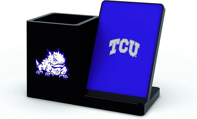 SOAR NCAA Unisex Cell Phone Wireless Charging Stand and Desktop Organizer