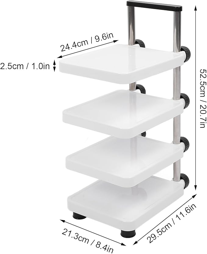 Multifunctional Pan Pot Rack, Pots and Pans Organizer,Cabinet pots and pan organizer,4 Tier Adjustable Pan Organzier Rack Space Saving Kitchen Storage