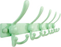 Dseap Coat Rack Wall Mount 2.0 Pro: Heavy Duty 300% Thicker, 16" Stud Mount, Stainless Steel Wall Coat Hooks Hanger for Clothes Jackets Hats Entryway Closet, MaxStrong Series, Green