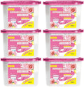 CANAGER Moisture Absorber Box, Lemon Rose-6 packs, Dehumidifier for Closet, Bedroom and Kitchen, Odor Eliminator,Moisture Absorber 12.5 oz.