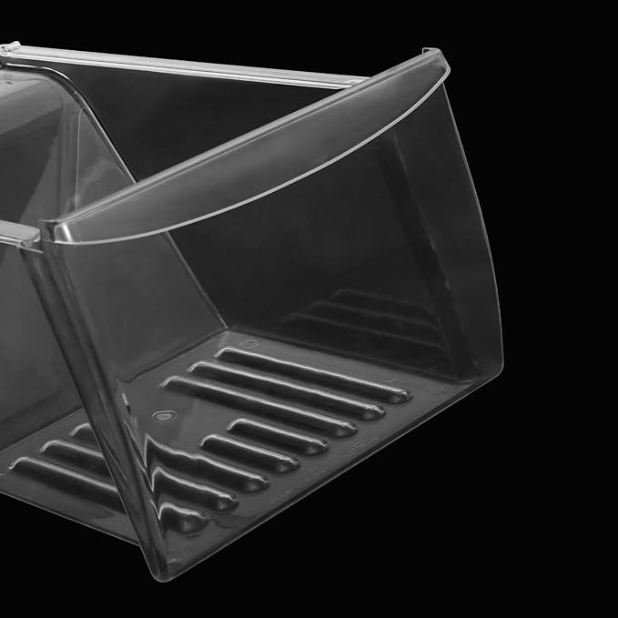 PENSUN Refrigerator Crisper Drawer 240337103 Replacement Shatterproof Clear Vegetable Crisper Bin with Easy Slide Installation