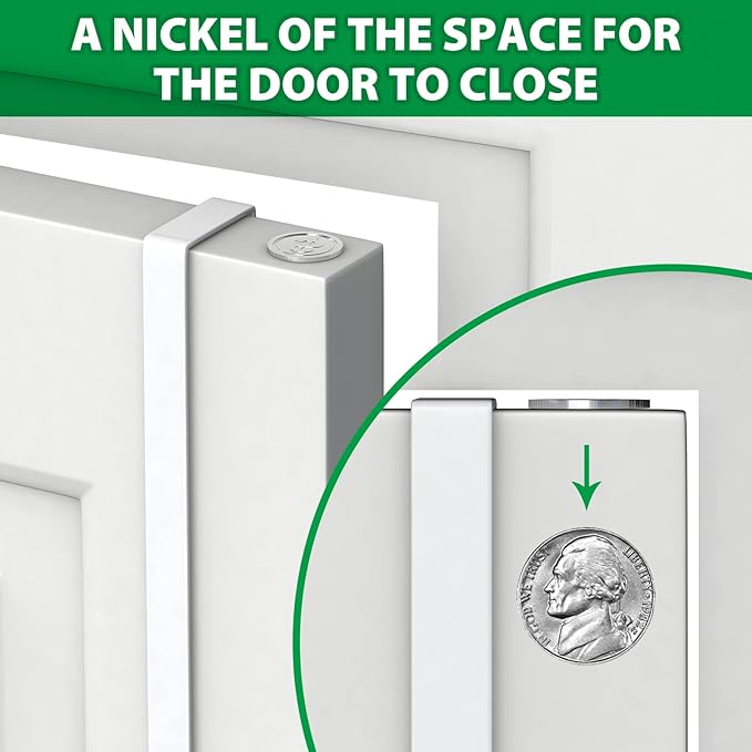 14" Over The Door Hooks, 4 Pack Widen Wreath Hangers Fit The 1-3/4" & 1-3/8" Door Thicknesses, Z-Shaped Metal Door Hanger Hooks for Hanging Wreaths, Hats,and Clothes (White-4Pack)