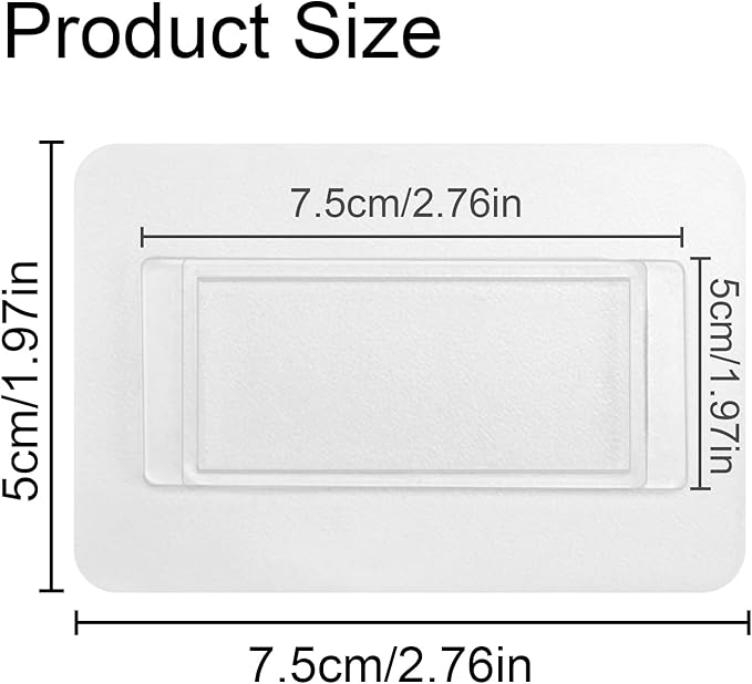 Replacement Adhesive Strip for Black Blue Toothbrush Holder Toothpaste Dispenser Wall Mounted (2 PCS)