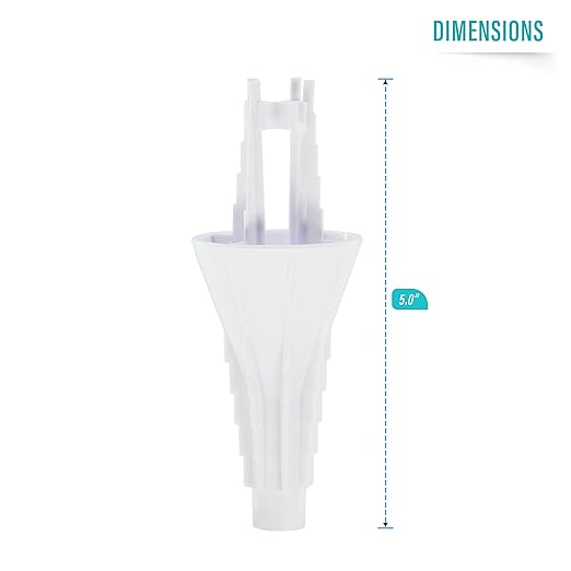Every Drop 3 Pack Universal Bottle Emptying Kit Transfer Connector for Soap, Lotion, Shampoo, Conditioner, and Kitchen Condiments, Mess Free Leak Proof Funnel Coupler