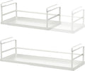 Finnhomy 2 Pack Under Cabinet Organizer, Pantry Organizers and Storage, Under Shelf Basket, Pantry Organization, Expand between16.14”-24.8”, Light Gray