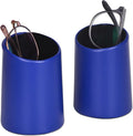 2 Pack Eyeglasses Holder PU Leather Glasses Stand Case Holder for Desks or Nightstands