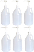 nicebottles - Gallon Jug with Pump, Pack of 6