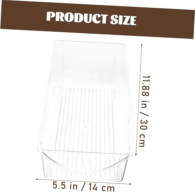 Clear Refrigerator Drawer Organizer Storage Container for Fridge Food-grade Storage Box for Kitchen Transparent Fridge Organizer Bin for Vegetables and Meat Preservation