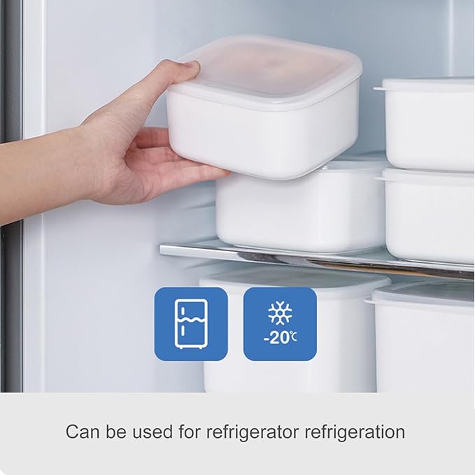 Kichvoe Cheese Box with Lid Refrigerator Storage Container for Butter and Cheese Slices Food Grade Kitchen Storage Box Easy to Clean